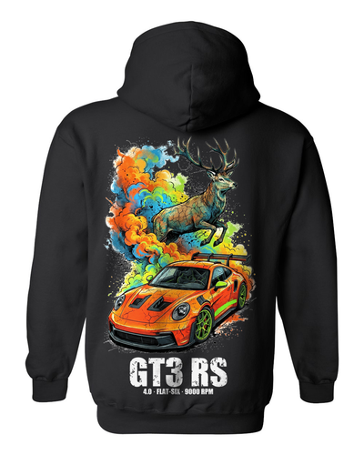 Porsche 911 GT3 RS Stag Pull Over Hoodie & Zip Hoodie