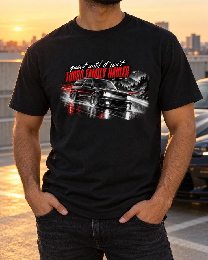 GMC Typhoon 1992-93 Touge Night Shirt, Turbo Family Hauler Gift T-Shirt Black worn hero