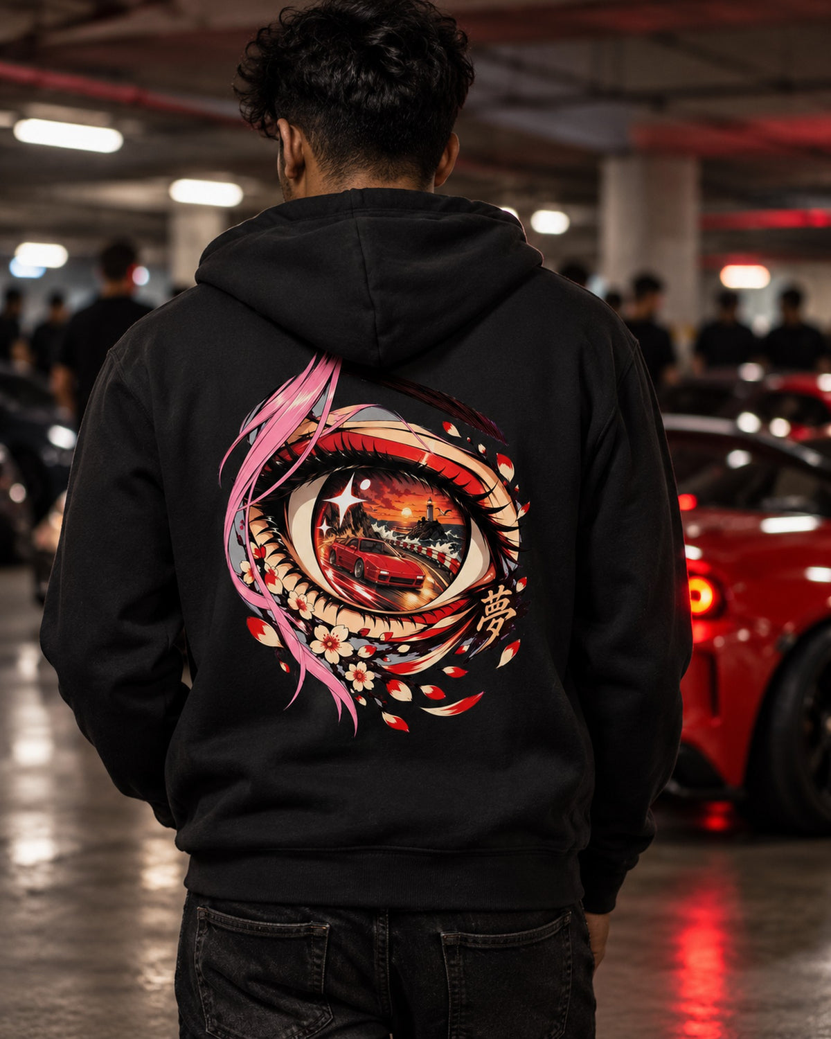 Toyota MR2 SW20 Anime Girl Shirt, Hoodie & More Zip Hoodie Black worn hero