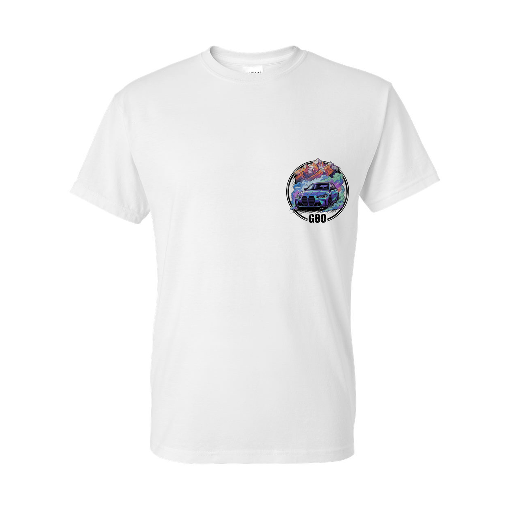 BMW M3 G80 Alps T-Shirt — White front emblem
