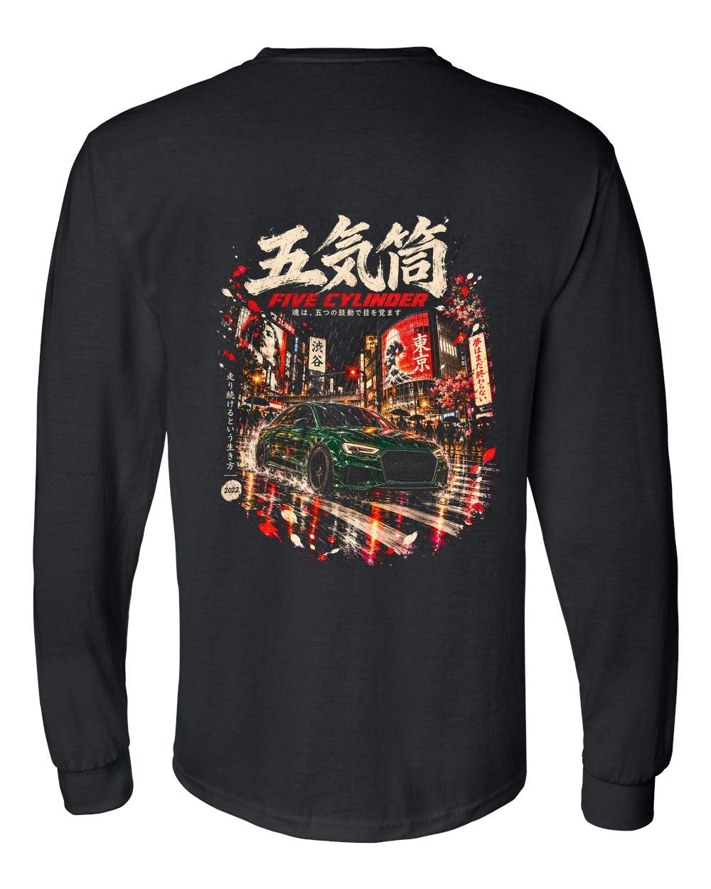 Audi RS3 Long Sleeve Black back