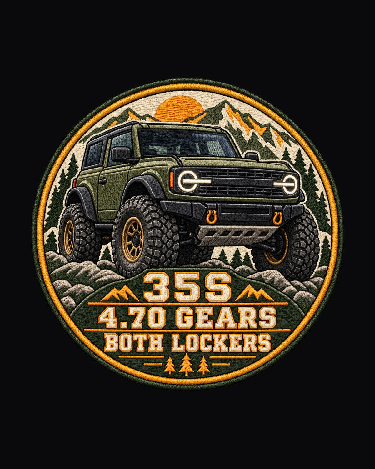 2021 Ford Bronco Sasquatch Package Seal print Tee design only