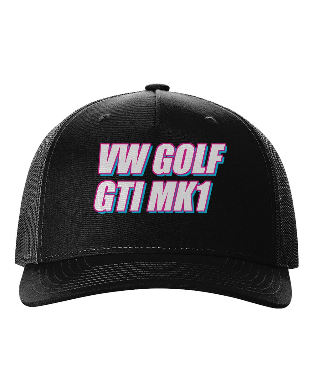 black hat front view with 車魂 mark