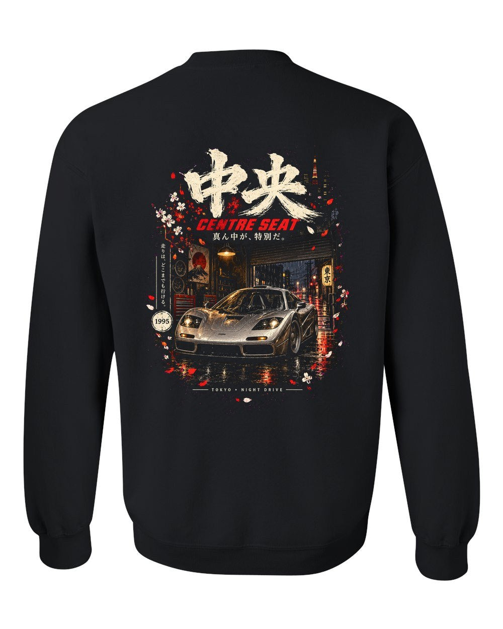 McLaren F1 Crewneck Black back