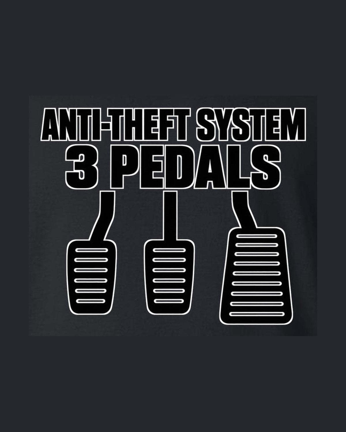 Funny Anti-Theft Manual Car Shirt for Car Guys design only
