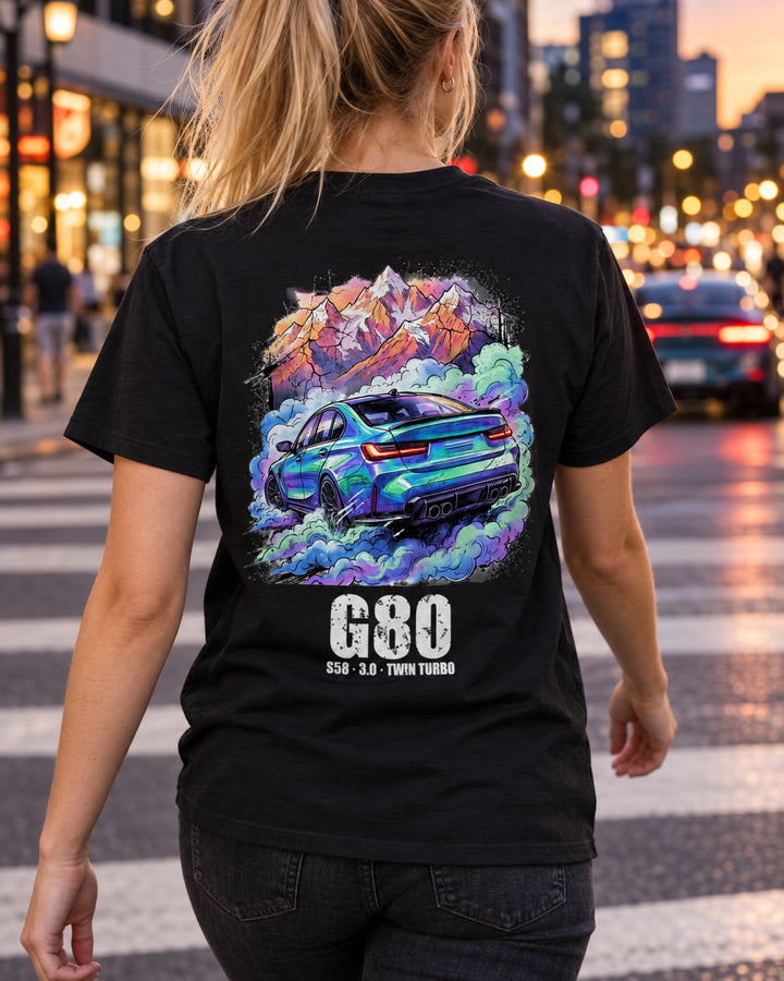 BMW M3 G80 Alps T-Shirt worn hero
