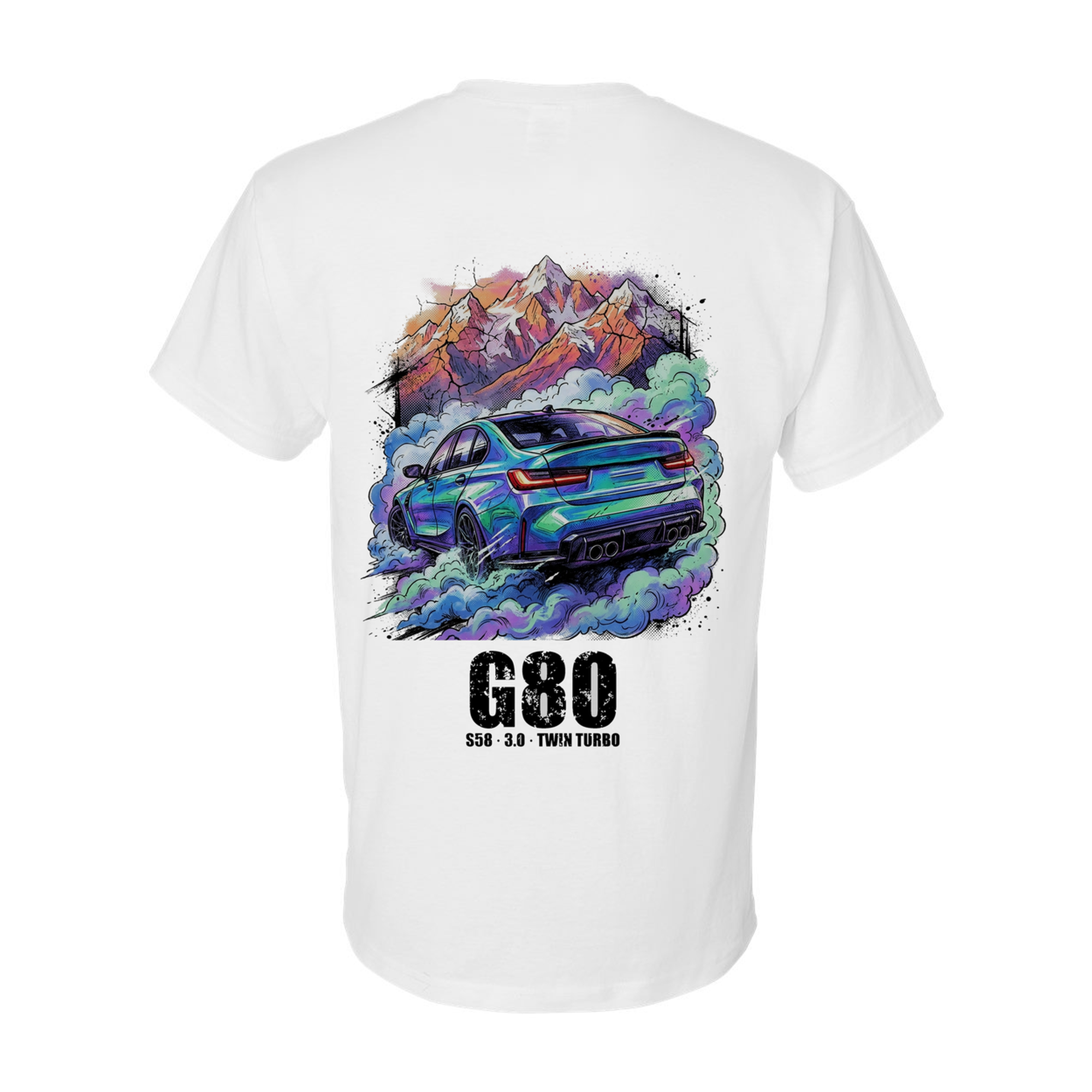 BMW M3 G80 Alps T-Shirt — White back