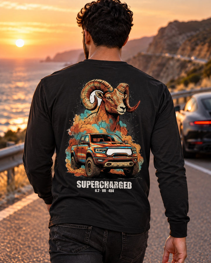 Ram TRX Bighorn Long Sleeve T-Shirt worn hero