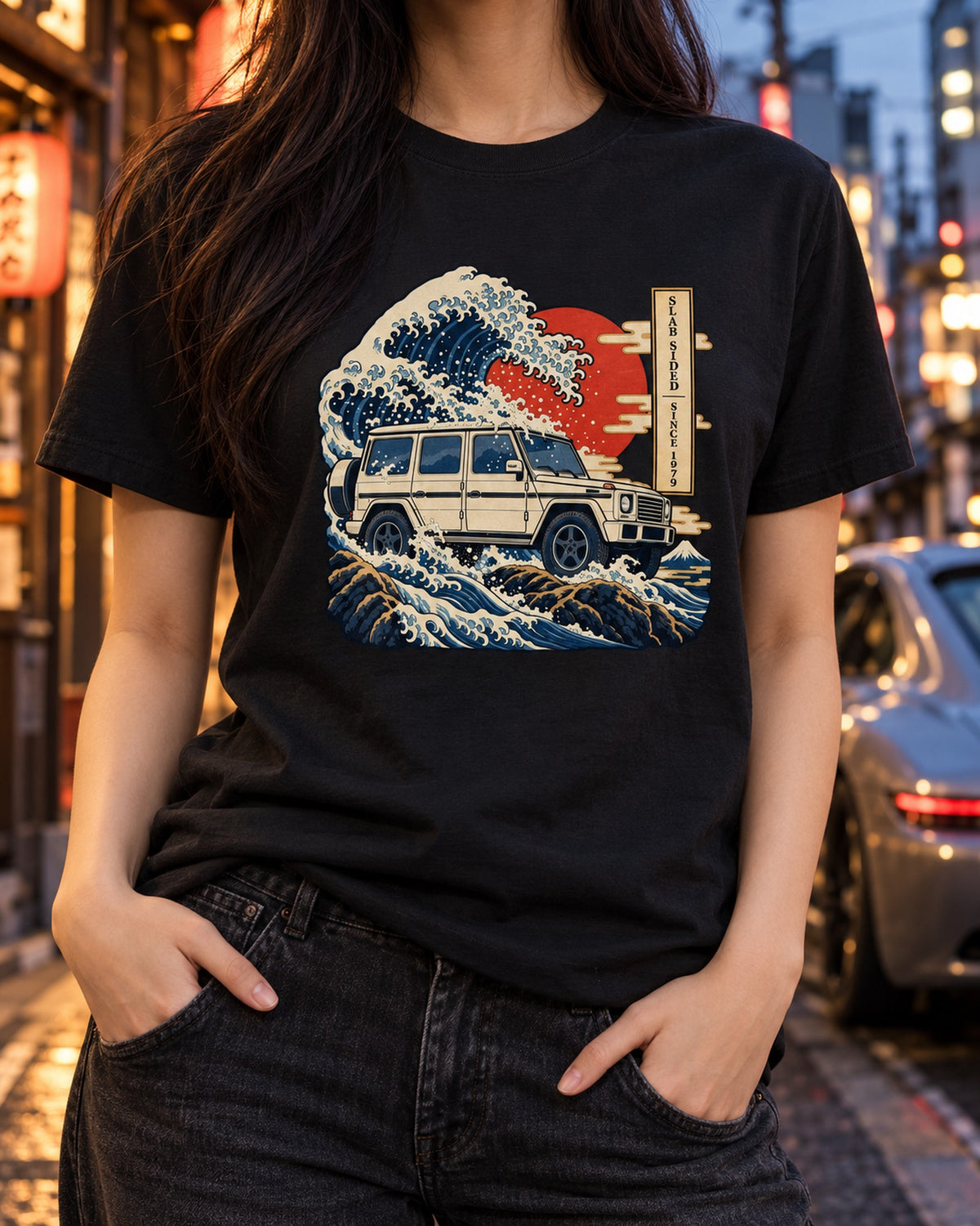 Mercedes G63 W464 577 HP 2.5 Tonnes Bold Crest Shirt T-Shirt Black worn hero
