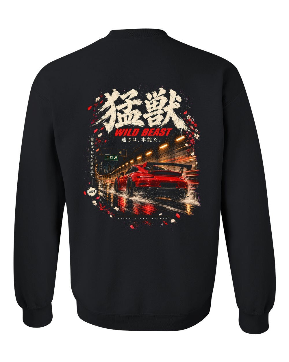 Porsche 911 GT2 RS Crewneck Black back