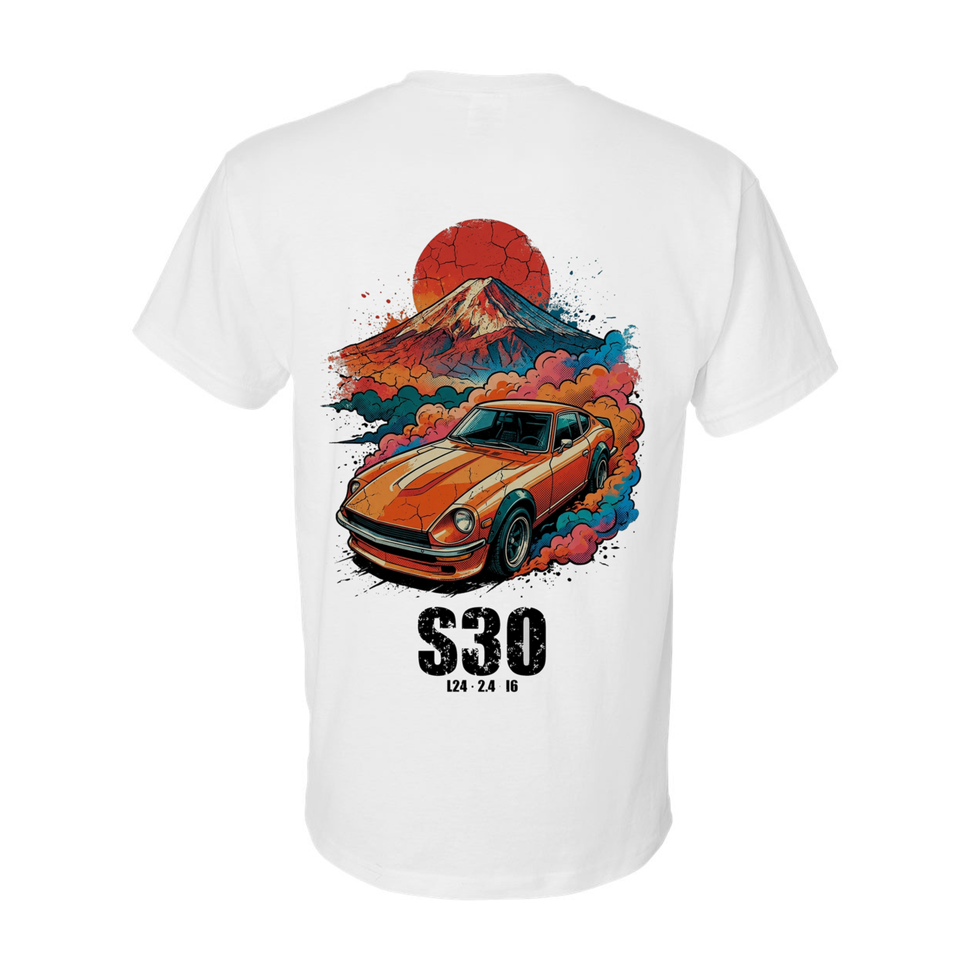 Datsun 240Z Sunrise T-Shirt — White back