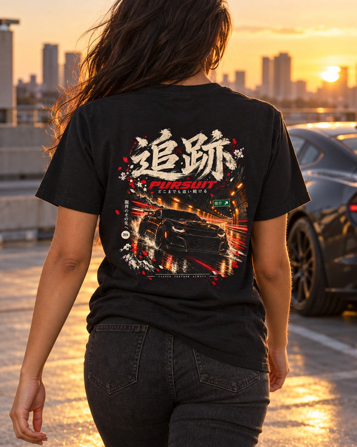 Chevrolet Camaro ZL1 1LE Pursuit Shirt, Hoodie & More T-Shirt Black worn hero