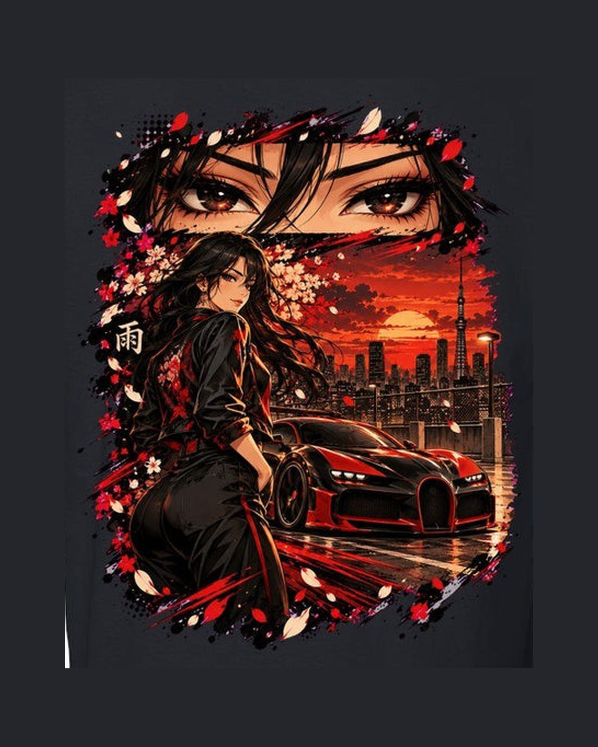 Bugatti Veyron Anime Girl Shirt, Hoodie & More design only