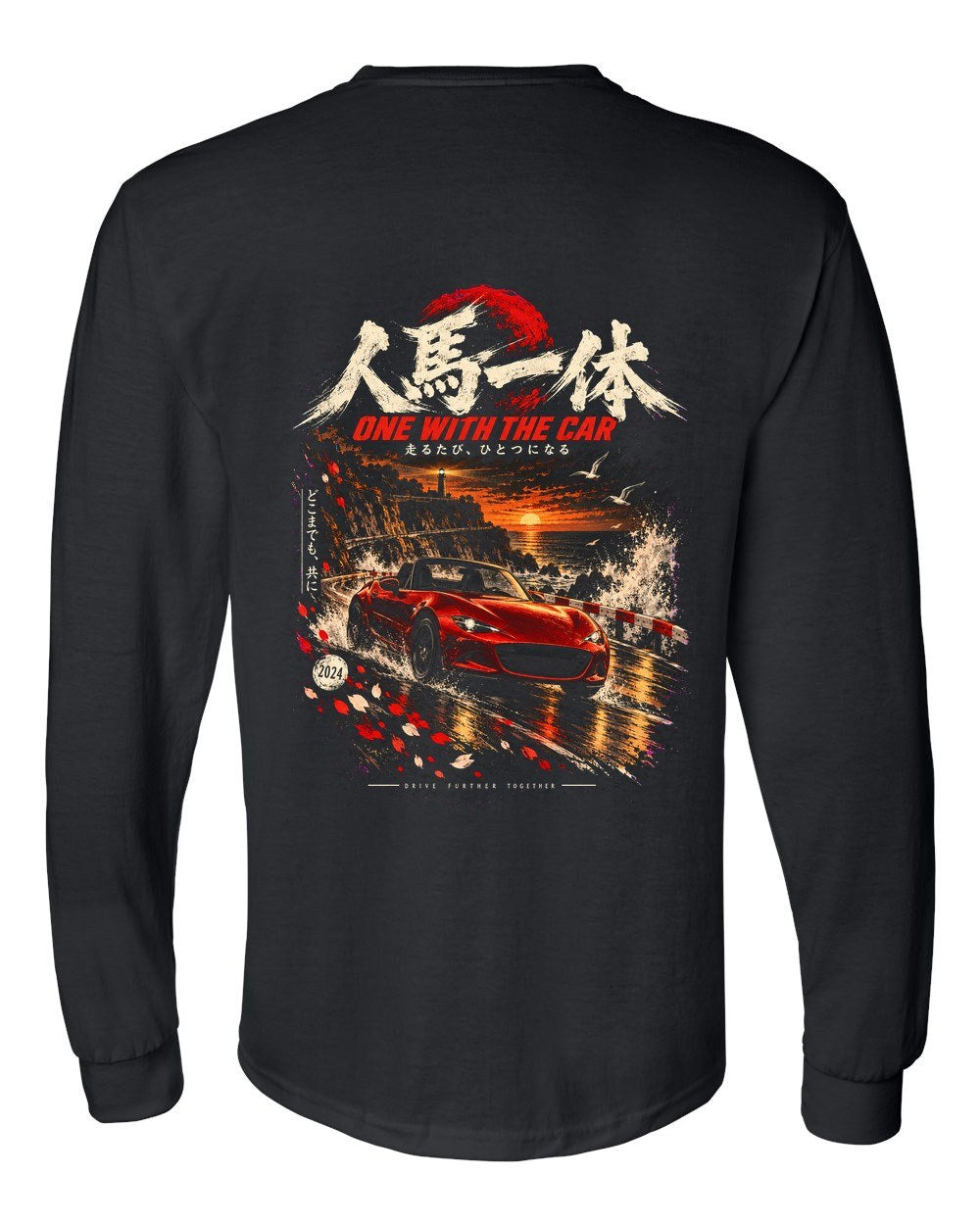 Mazda MX-5 ND Long Sleeve Black back