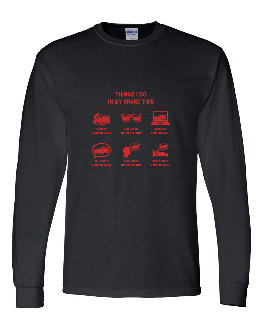 Mercedes-AMG Things I Do Long Sleeve Black front
