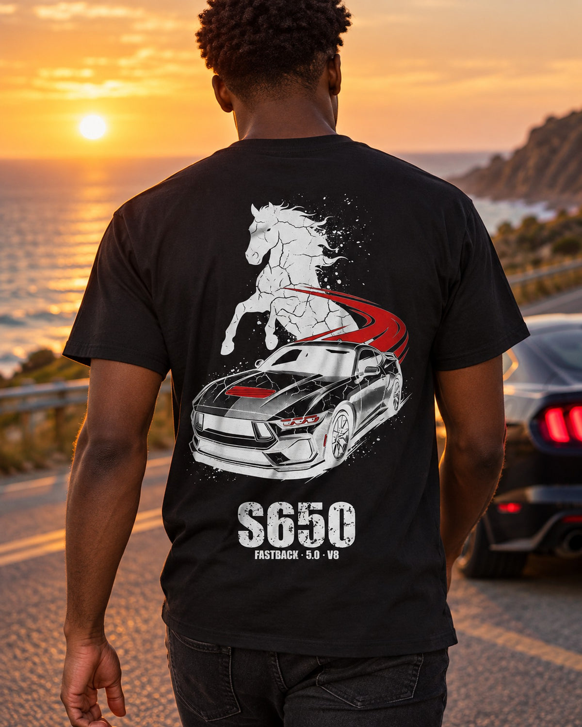 Mustang S650 Stallion T-Shirt worn hero
