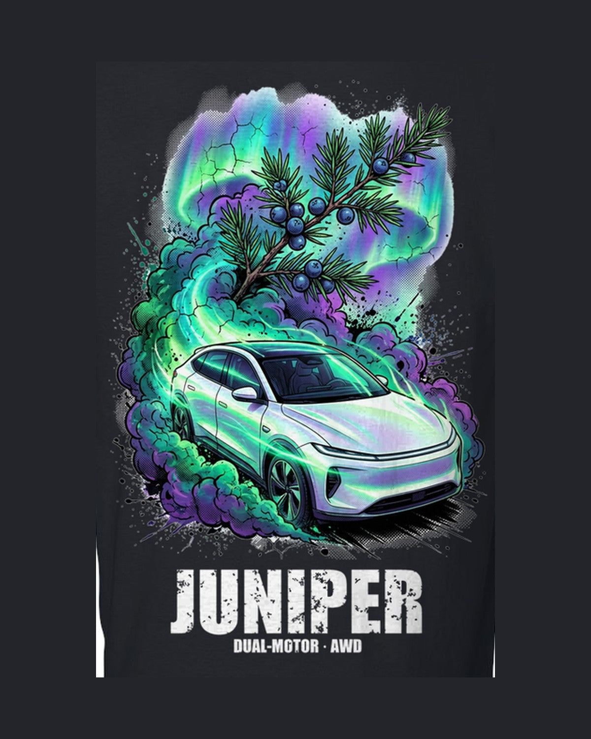 Tesla Model Y Juniper T-Shirt design only