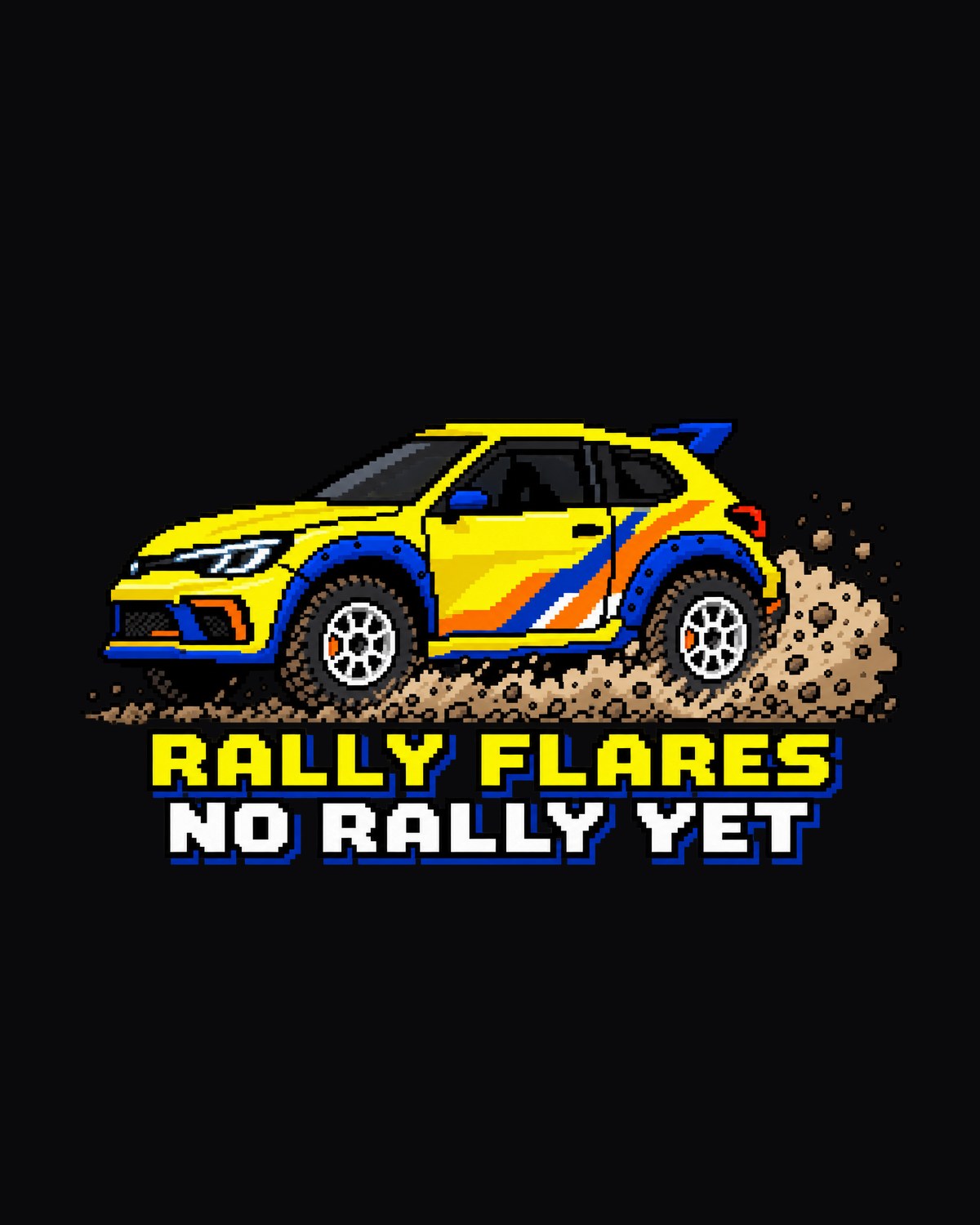 Rivian R3X Pixel Art Gravel Slide Shirt, Rally EV Gift design only