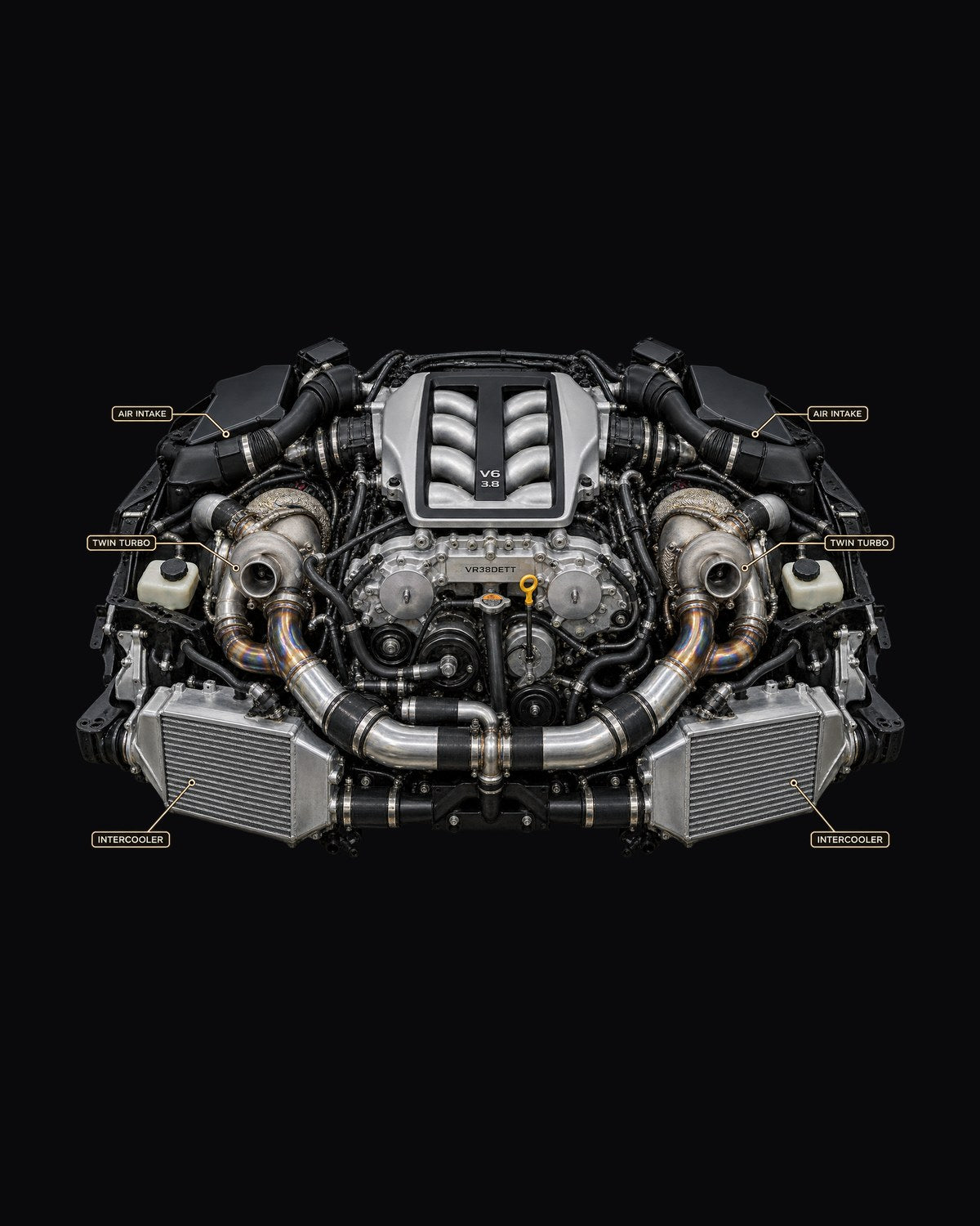 Nissan GT-R R35 Nismo Three-View Spec Table Shirt, Car Guy Gift design only