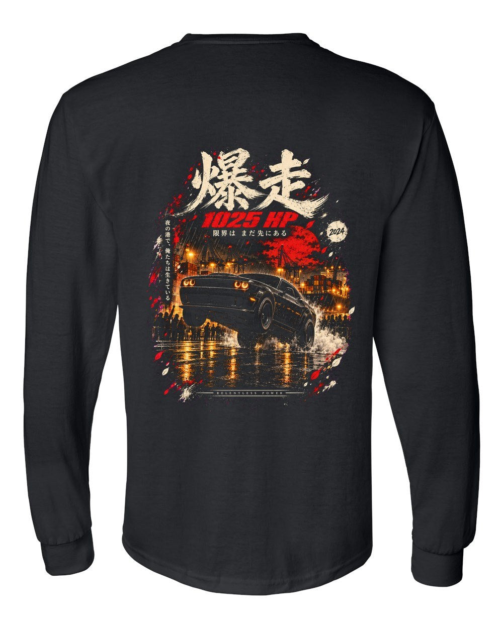 Dodge Demon 170 Long Sleeve Black back