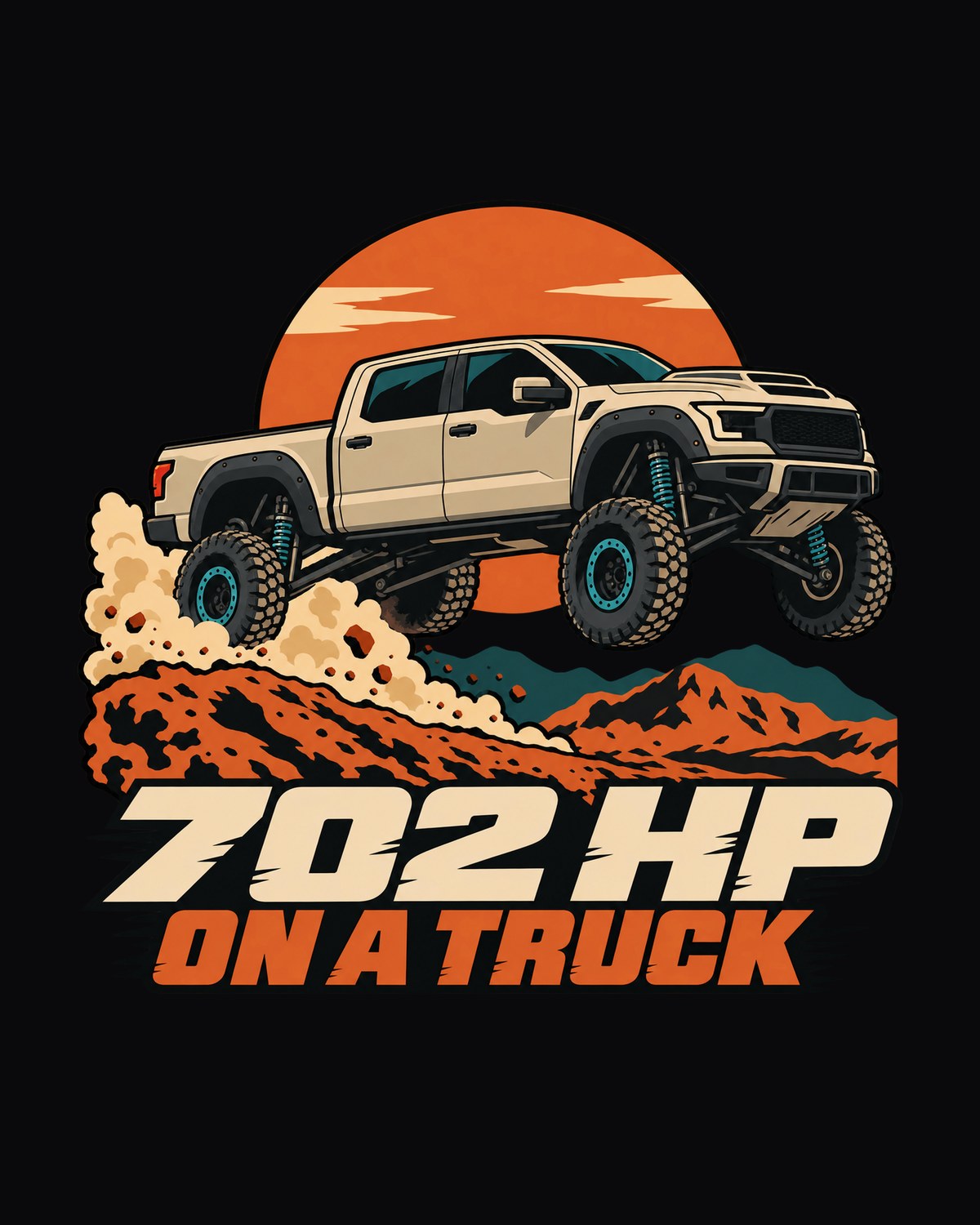 Ram 1500 TRX Dune Air Time Vector Poster Shirt, Truck Gift design only