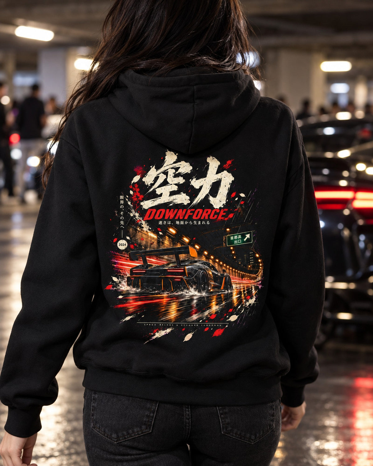 McLaren Senna Downforce Shirt, Hoodie & More Pull Over Hoodie Black worn hero