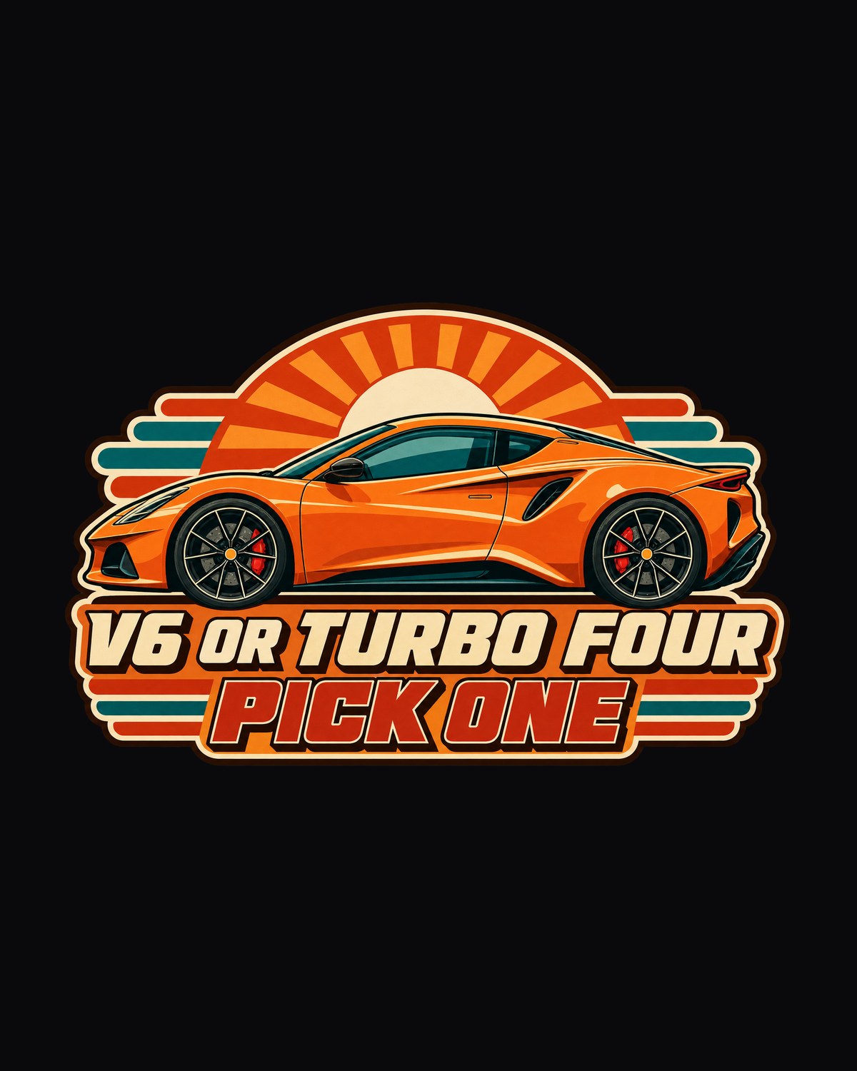Lotus Emira 2021 Showa Ad Shirt, V6 or Turbo Four design only