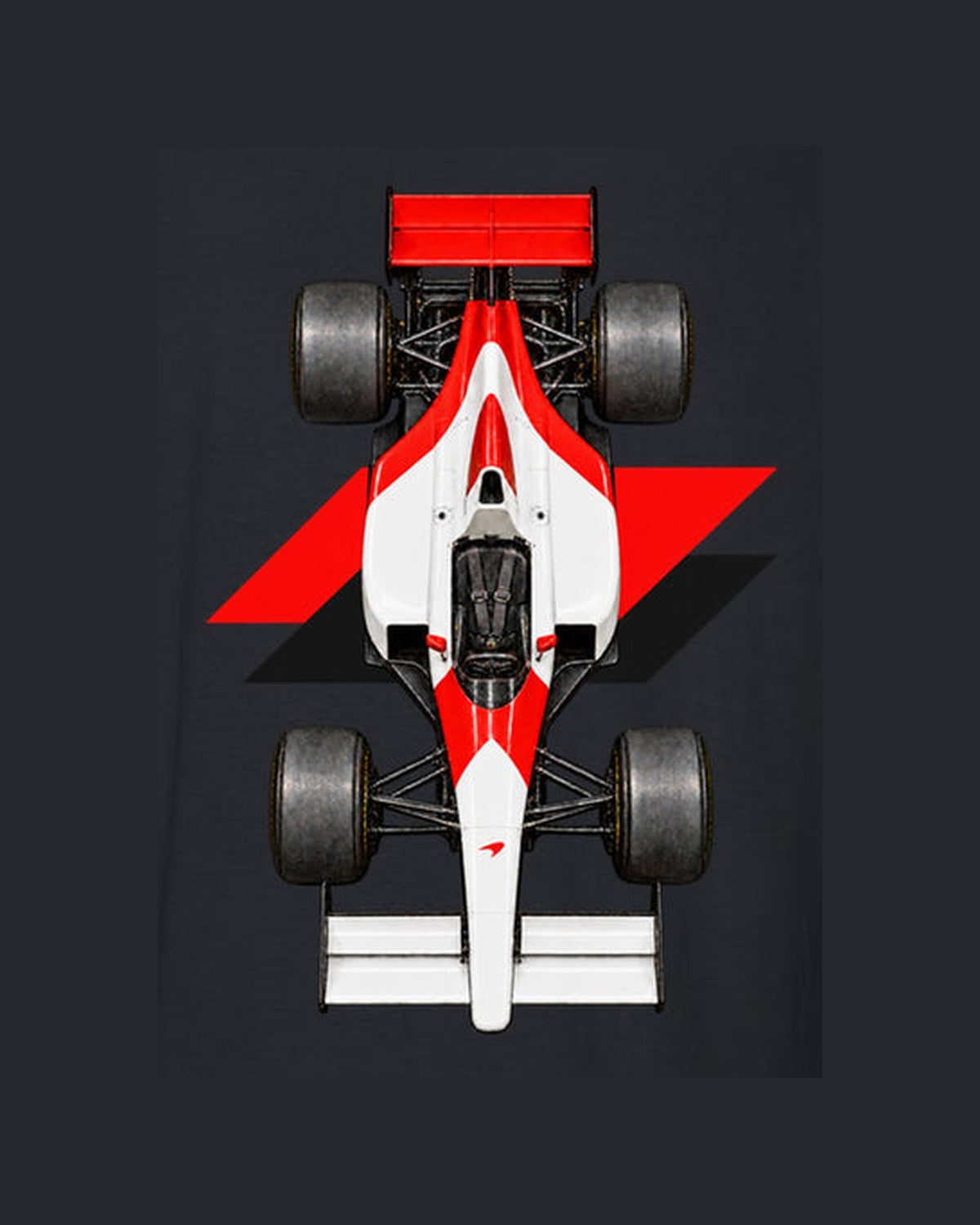 Mclaren MP4 4 1988 Classic F1 Overhead Poster Shirt, Formula 1 Tee design only
