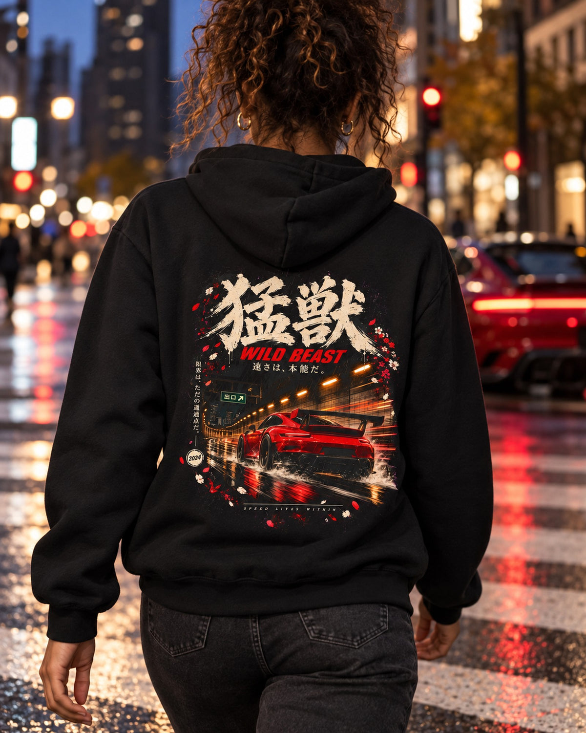 Porsche 911 GT2 RS Wild Beast Shirt, Hoodie & More Pull Over Hoodie Black worn hero