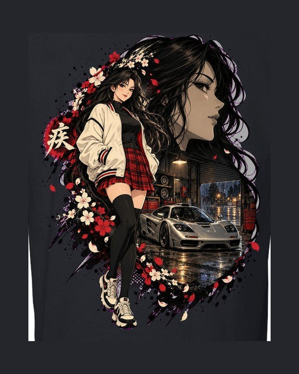 McLaren F1 Anime Girl Shirt, Hoodie & More design only