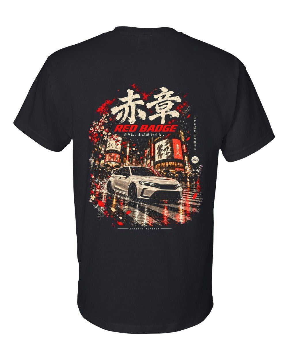 Honda Civic Type R FL5 T-Shirt Black back