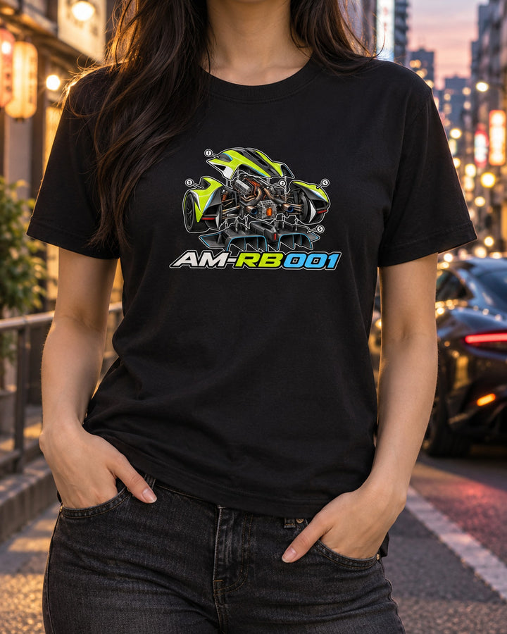 Valkyrie Tunnels Exploded Shirt, Aston Martin AM-RB 001 Tee T-Shirt Black worn hero