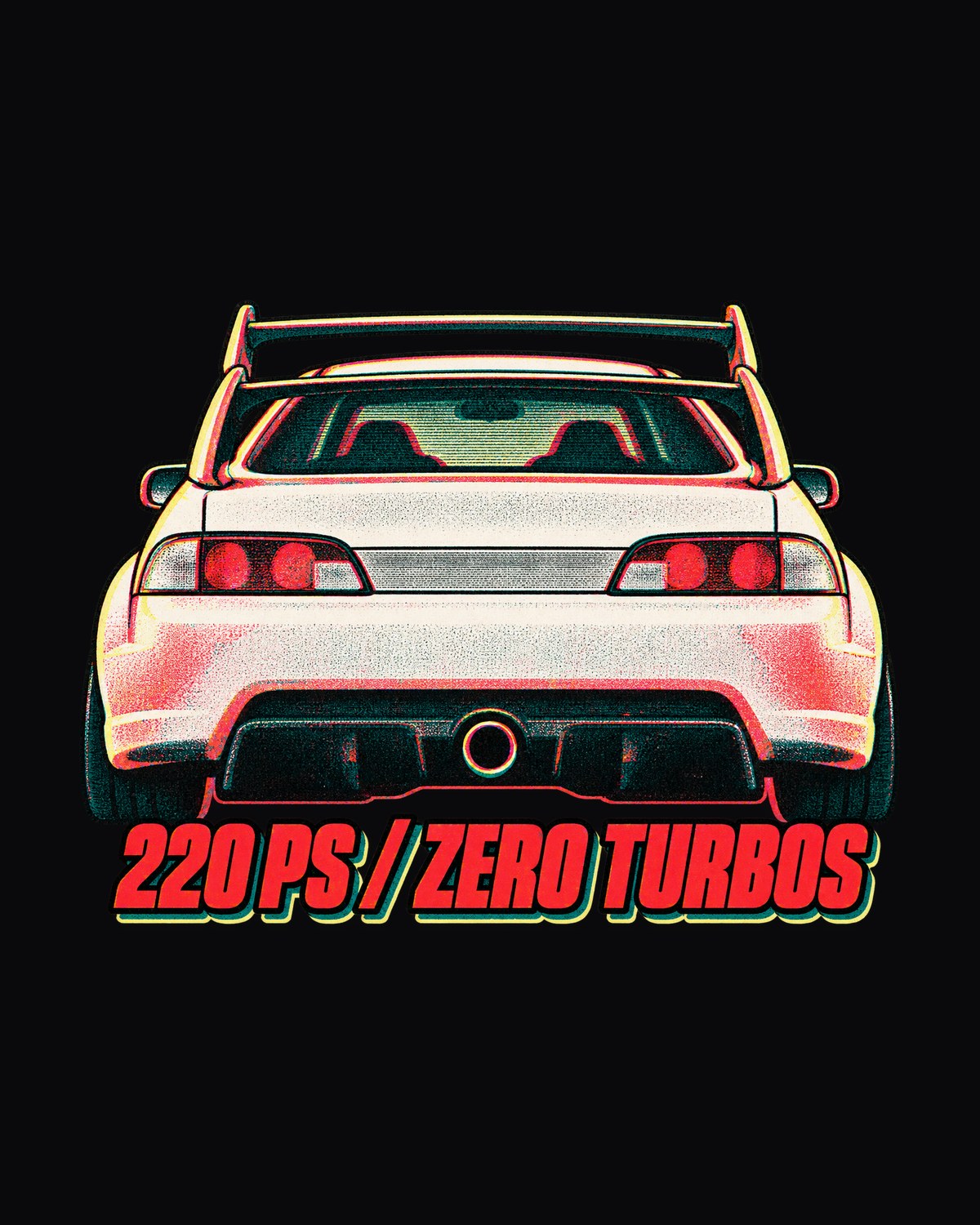 Honda Integra Type R DC5 Risograph Duotone, 220 PS Tee design only
