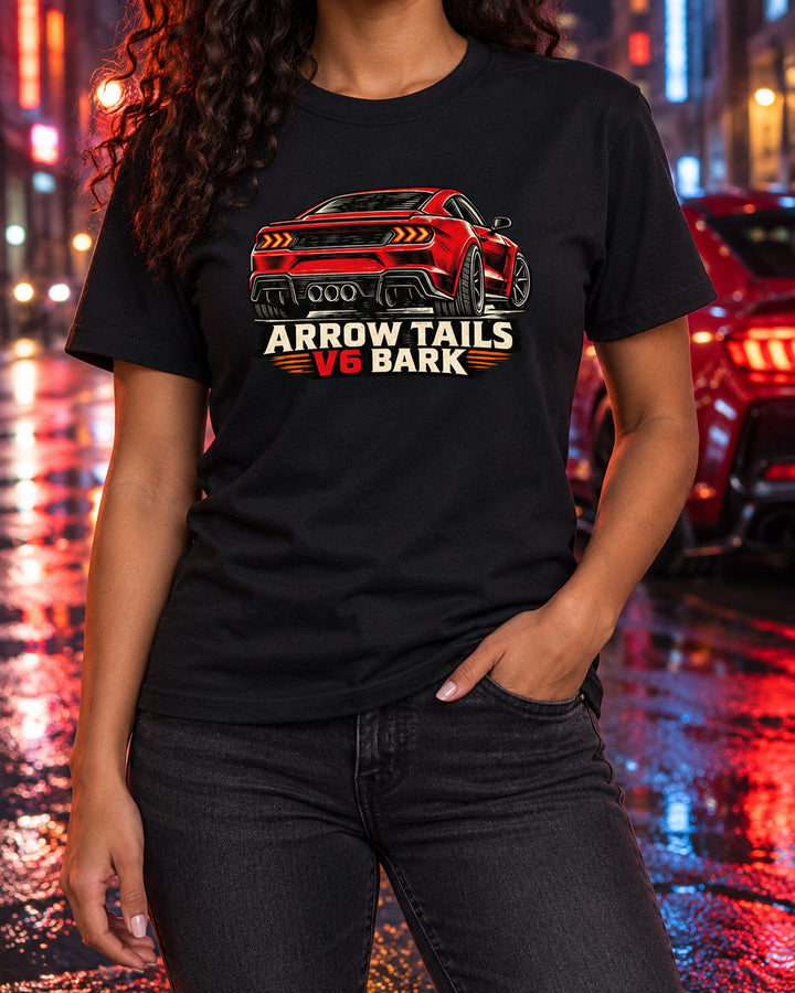 Genesis Coupe BK2 Arrow Lamp Linocut Shirt, V6 Bark T-Shirt Black worn hero