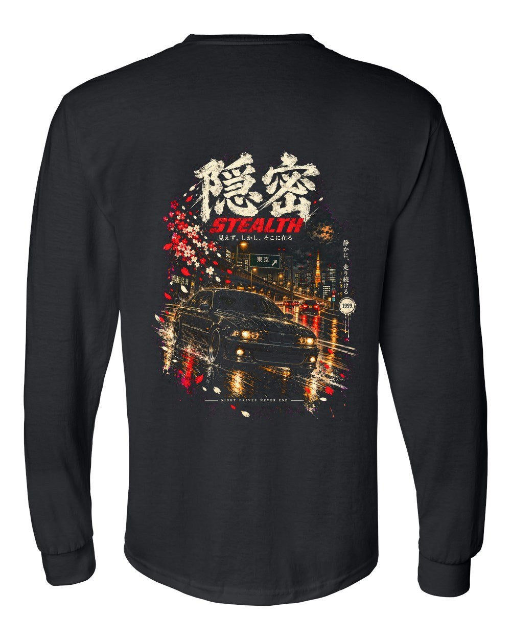 BMW M5 E39 Long Sleeve Black back