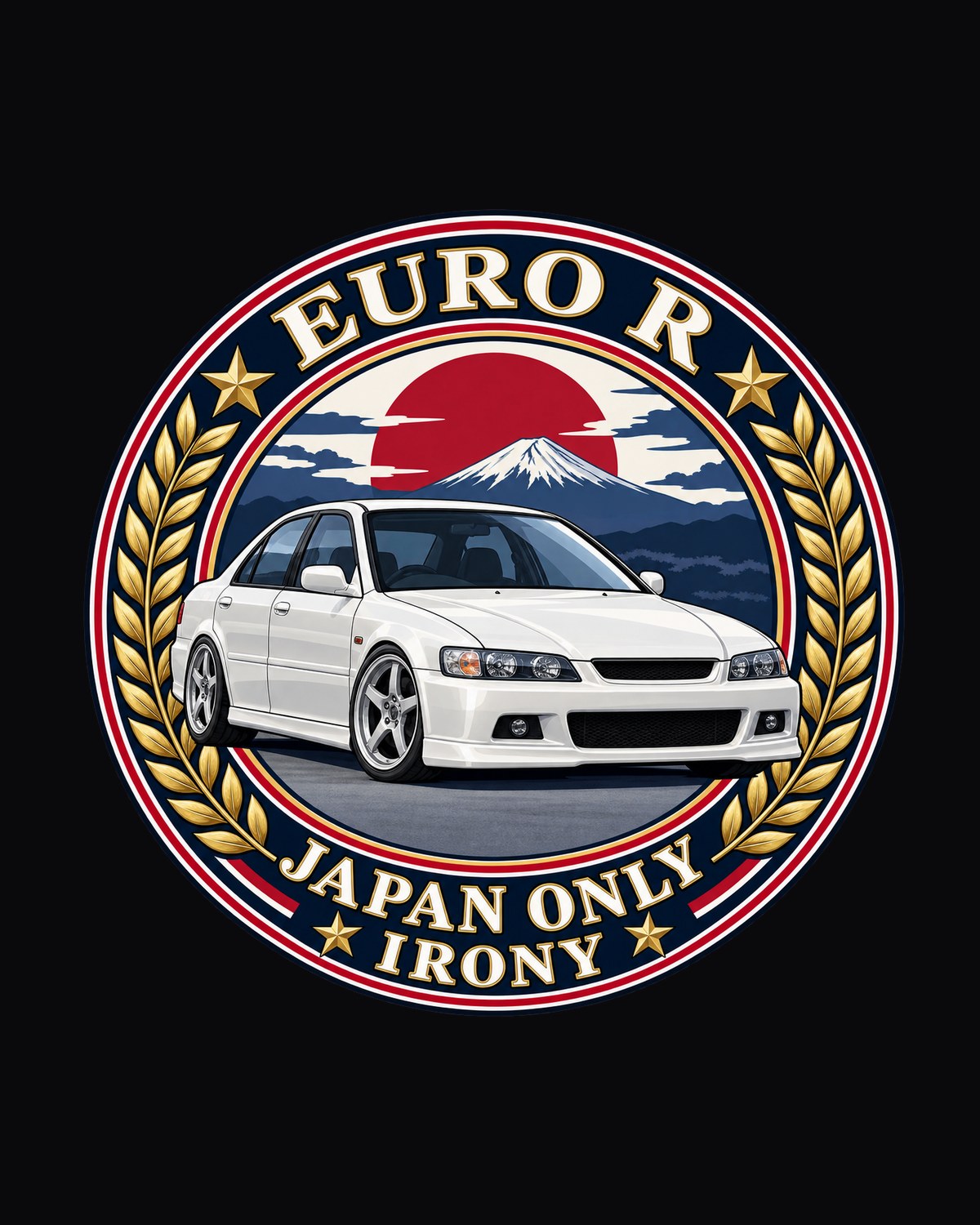 Honda Accord Euro R CL1 Japan Only Crest Tee design only