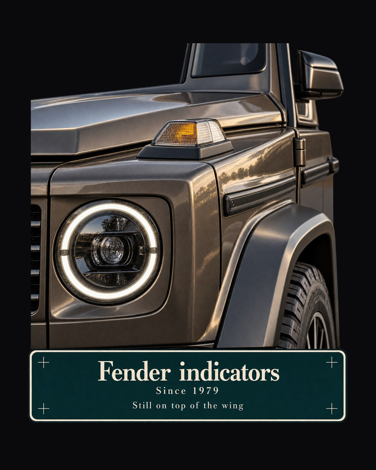 Mercedes-AMG G63 W463A Round Lamp Macro Shirt, Since 1979 Car Tee design only