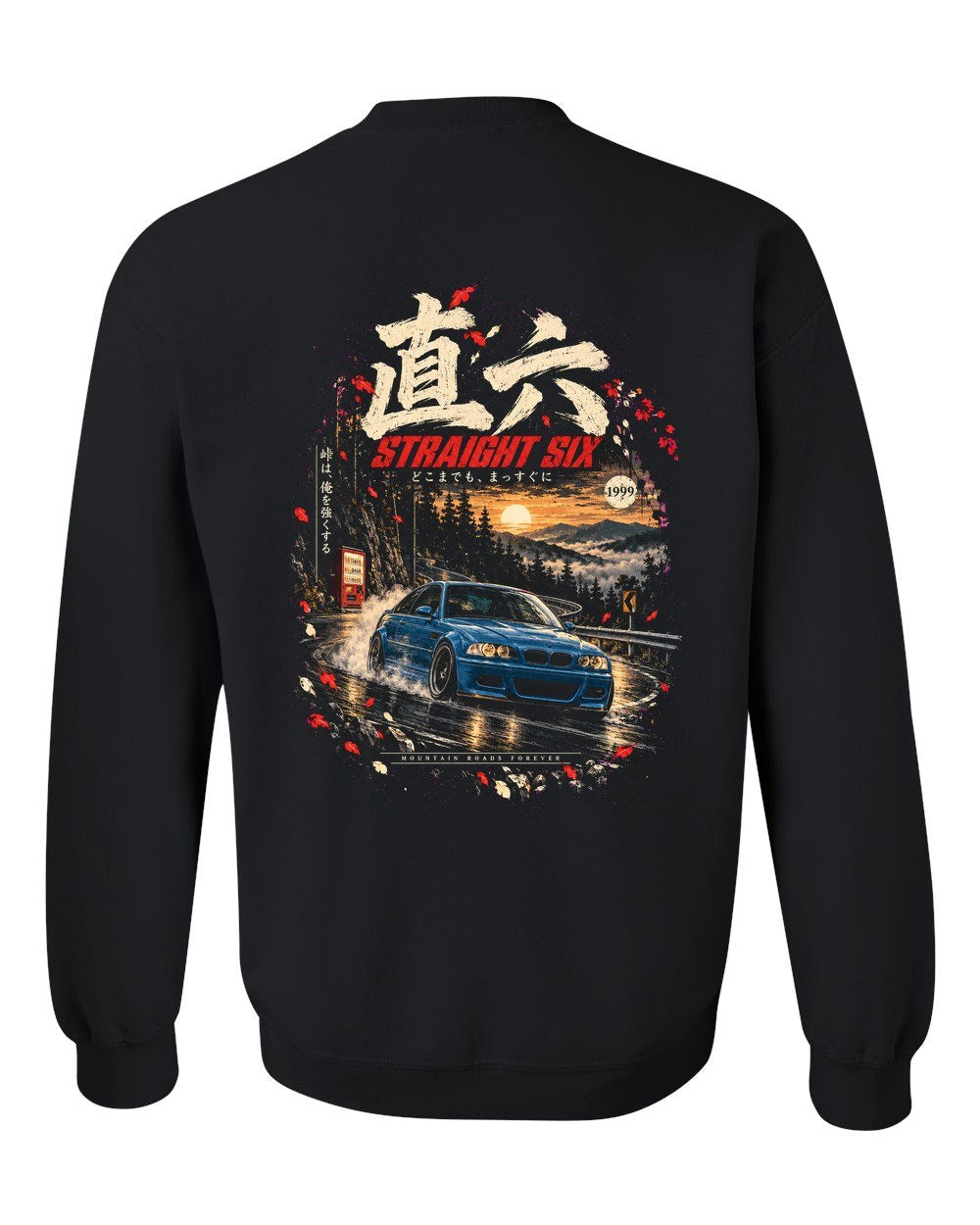 BMW M3 E46 Crewneck Black back