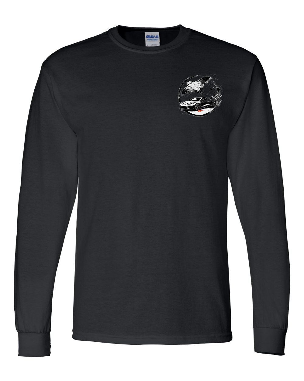 Stingray Blade Long Sleeve T-Shirt Black front
