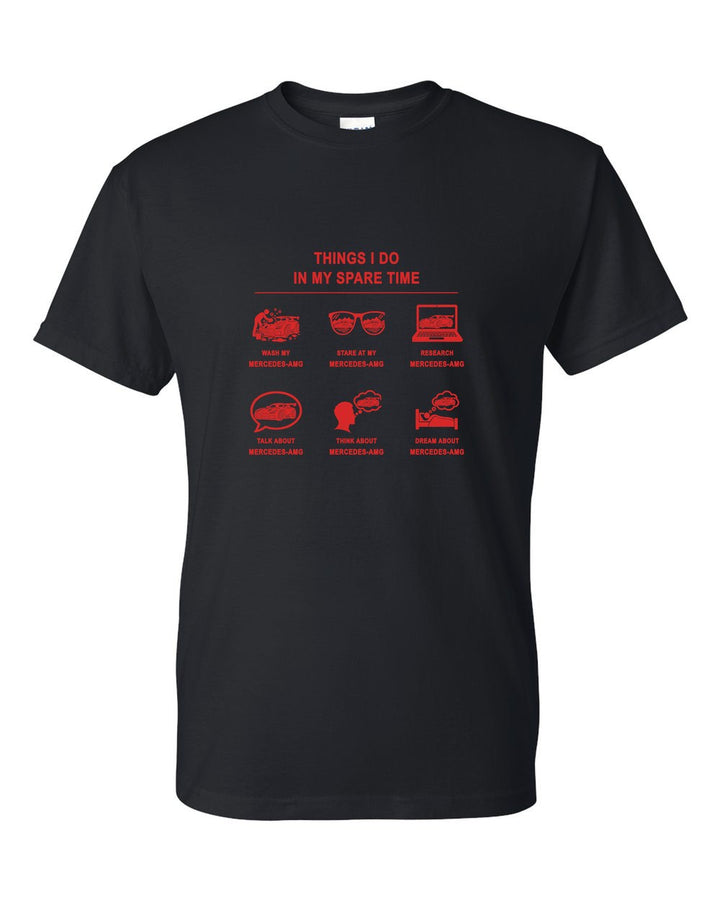 Mercedes-AMG Things I Do T-Shirt Black front
