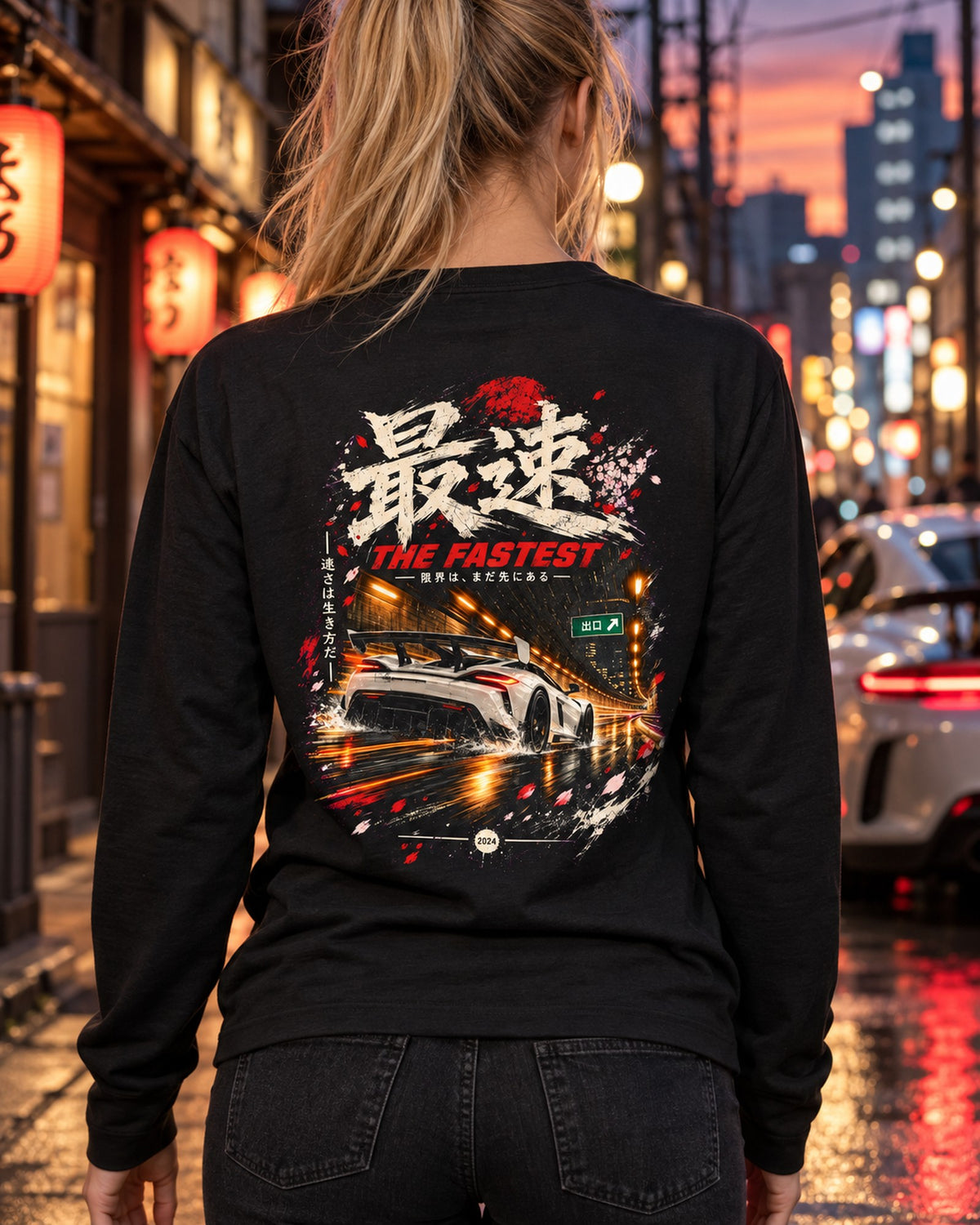 Koenigsegg Jesko The Fastest Shirt, Hoodie & More Long Sleeve Black worn hero
