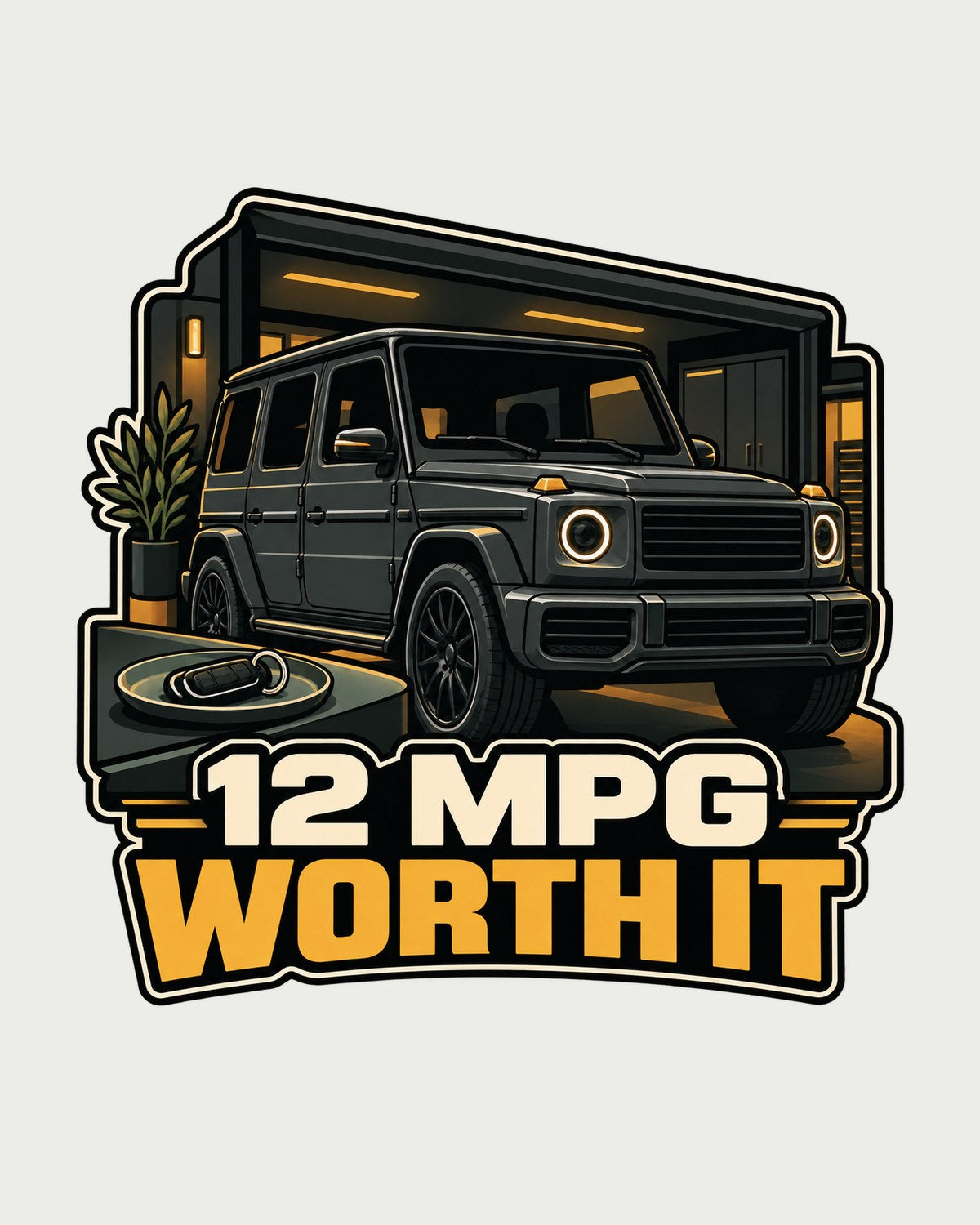 Mercedes Geländewagen W460 1979 Army Surplus Stamp Tee design only