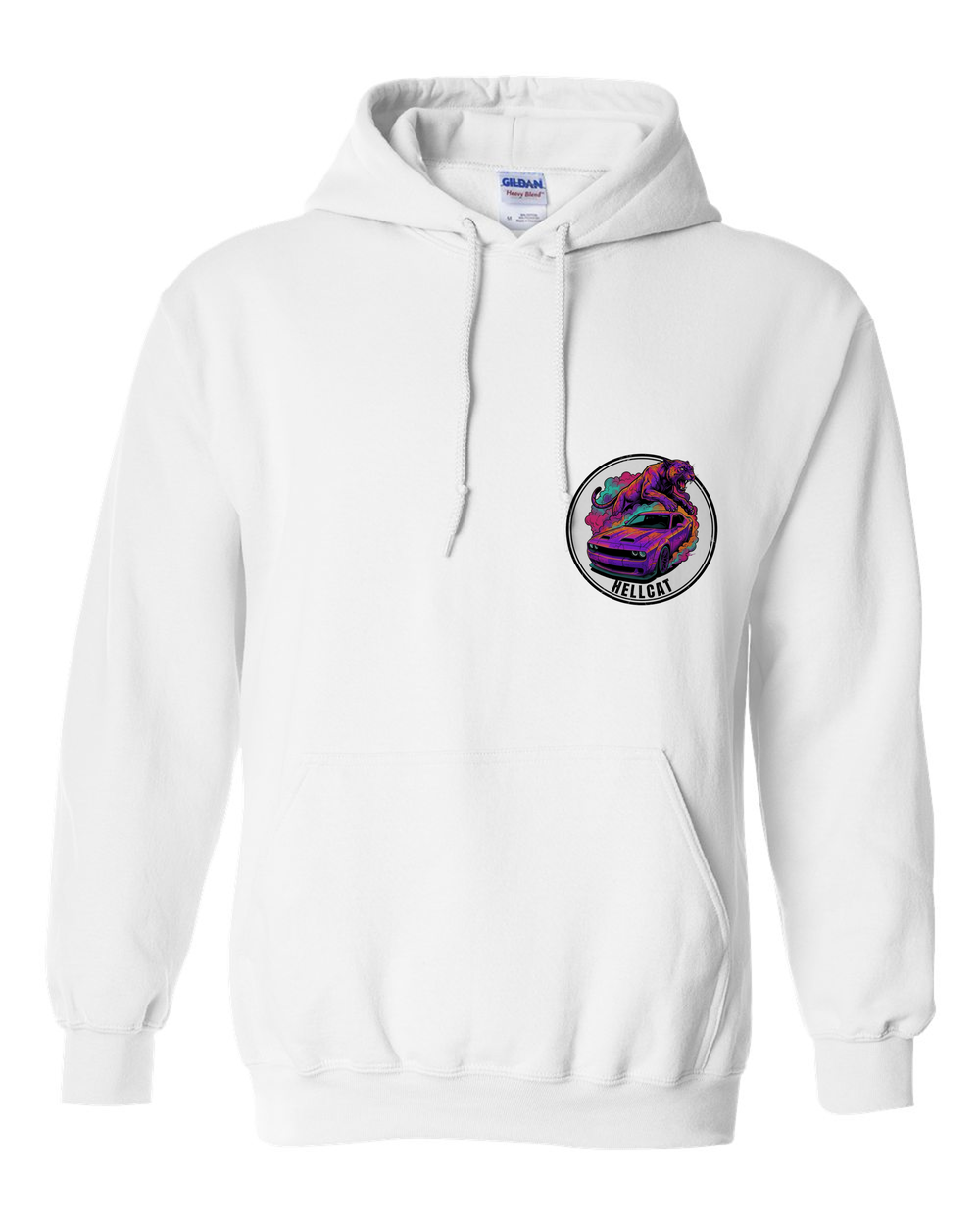 Pull Over Hoodie White front