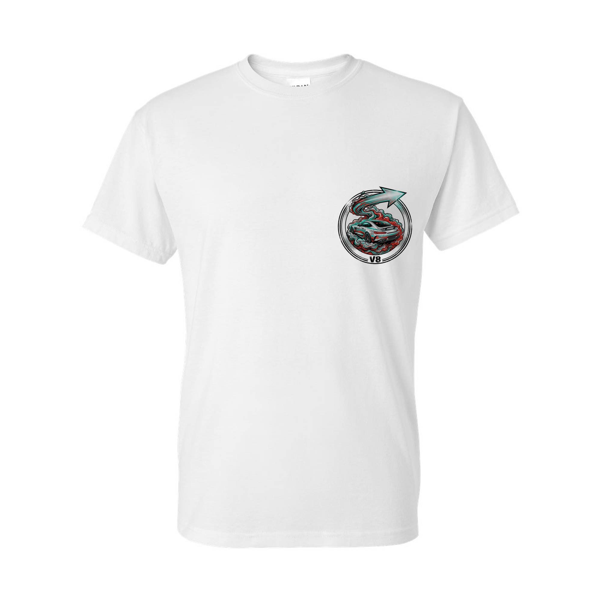 Mercedes-AMG GT Silver Arrow T-Shirt — White front emblem