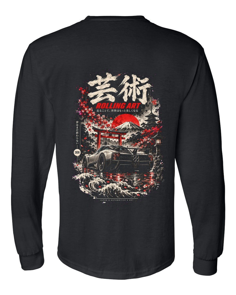 Pagani Zonda Long Sleeve Black back