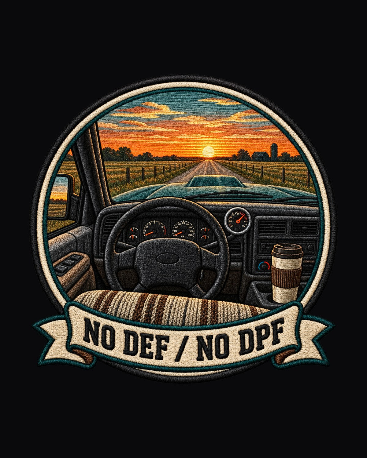 Dodge Ram 2nd Gen 24V Varsity Crest Shirt, Diesel Dad Gift design only