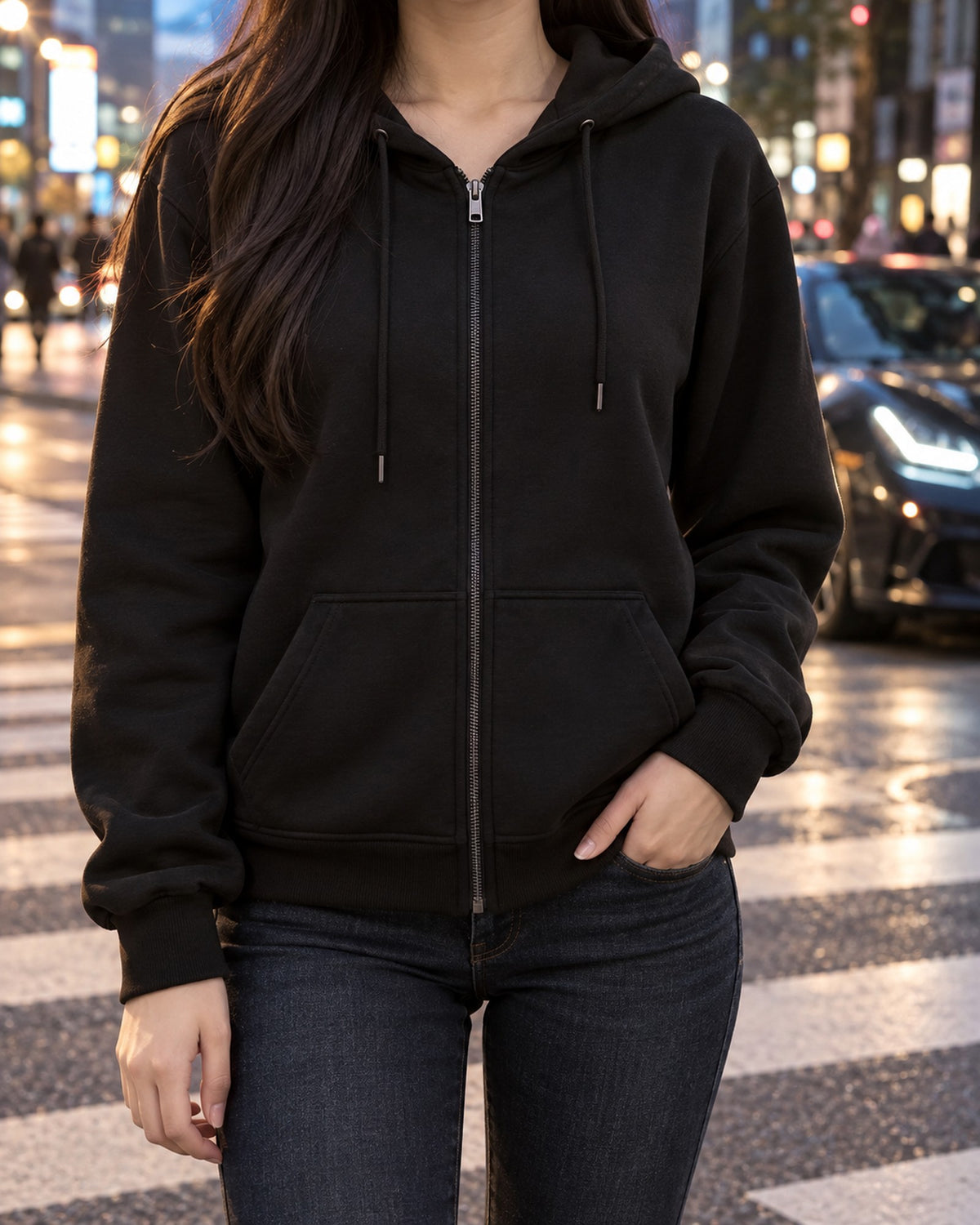 Audi RS3 Anime Girl Shirt, Hoodie & More Zip Hoodie Black worn hero
