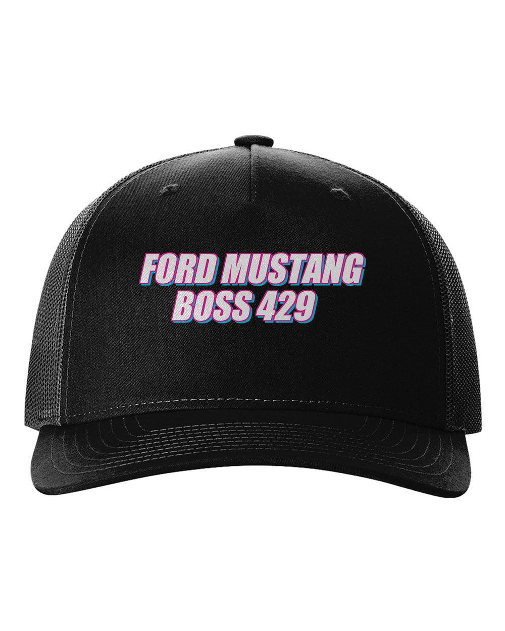 black hat front view with 車魂 mark