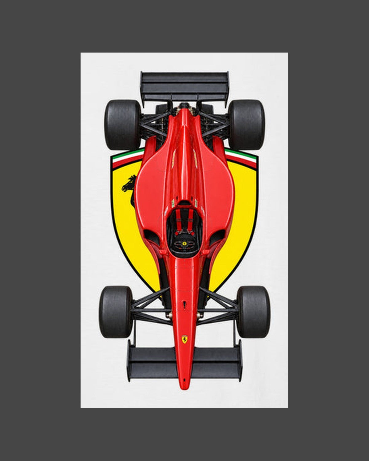 Ferrari 641 1990 Classic F1 Overhead Poster Shirt, Formula 1 Tee design only