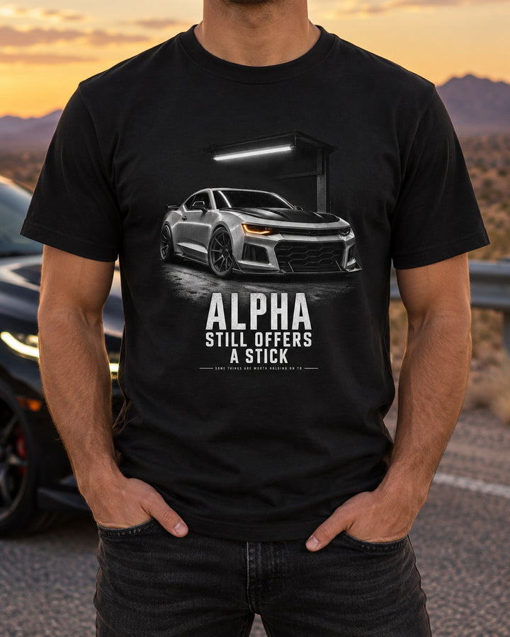 2018 Camaro SS 1LE Alpha Single Lamp Garage Night Shirt T-Shirt Black worn hero